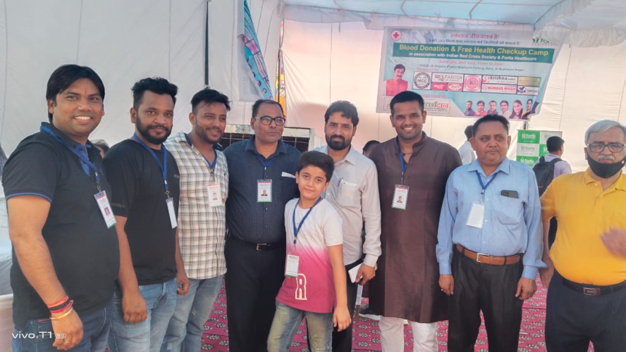 Health and Blood Donation Camp